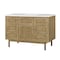James Martin Vanities Laurent 48in Single Vanity, Light Natural Oak w/ 3 CM White Zeus Top 545-V48-LNO-3WZ - alternate 1